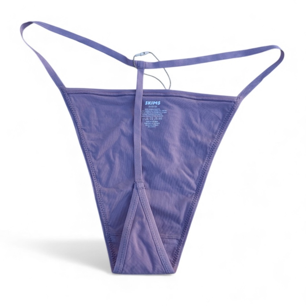 SKIMS Lavender Thong Size 2X NWT - Picture 2 of 3